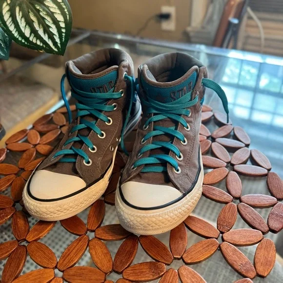 Converse All Star Chuck Taylor Canvas Low Top Tongue Gray-Big Kid - Size 6 - Picture 2 of 16